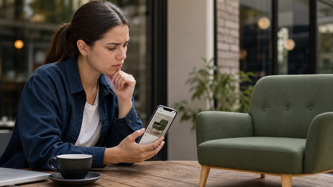 Facebook Marketplace Scams to Avoid help workflow shown on a phone and laptop