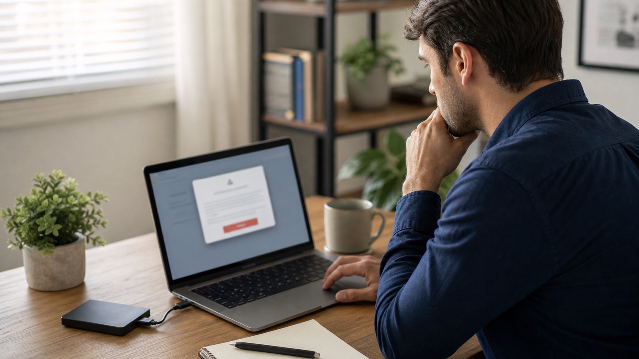 Deactivate vs Delete Facebook: Which Should You Choose? help workflow shown on a phone and laptop