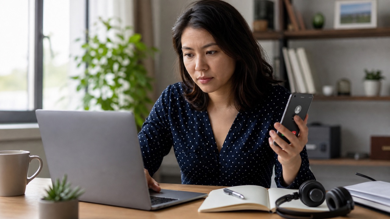 Facebook Phone Number: Is There a Real Support Line? help workflow shown on a phone and laptop